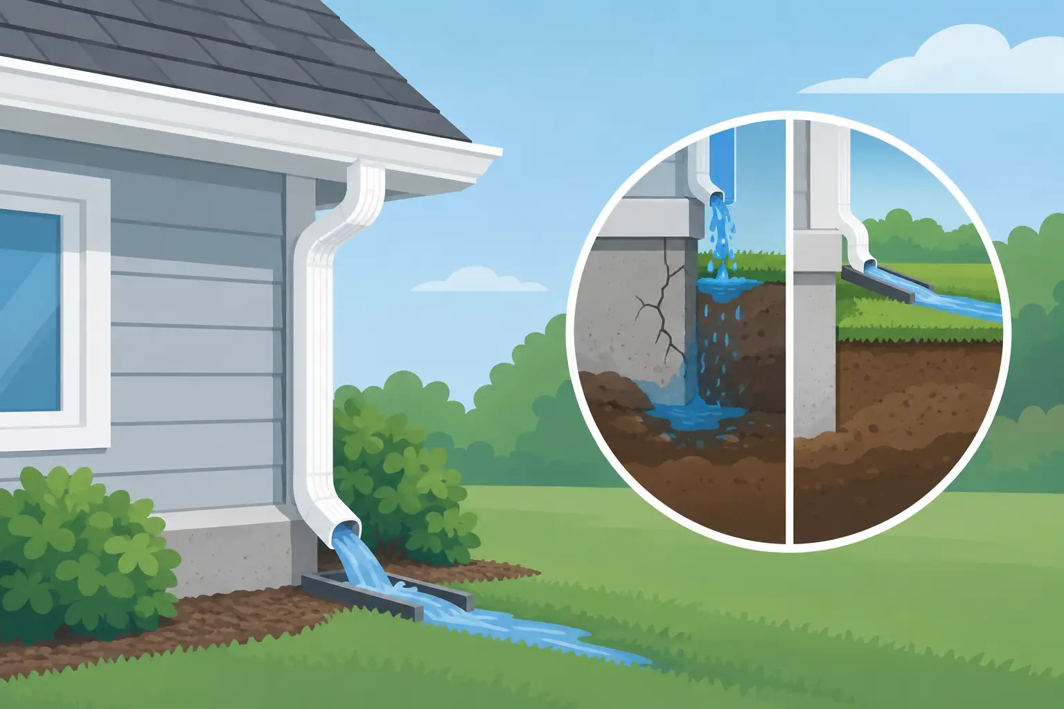 Can Gutter Installation Prevent Foundation Damage?