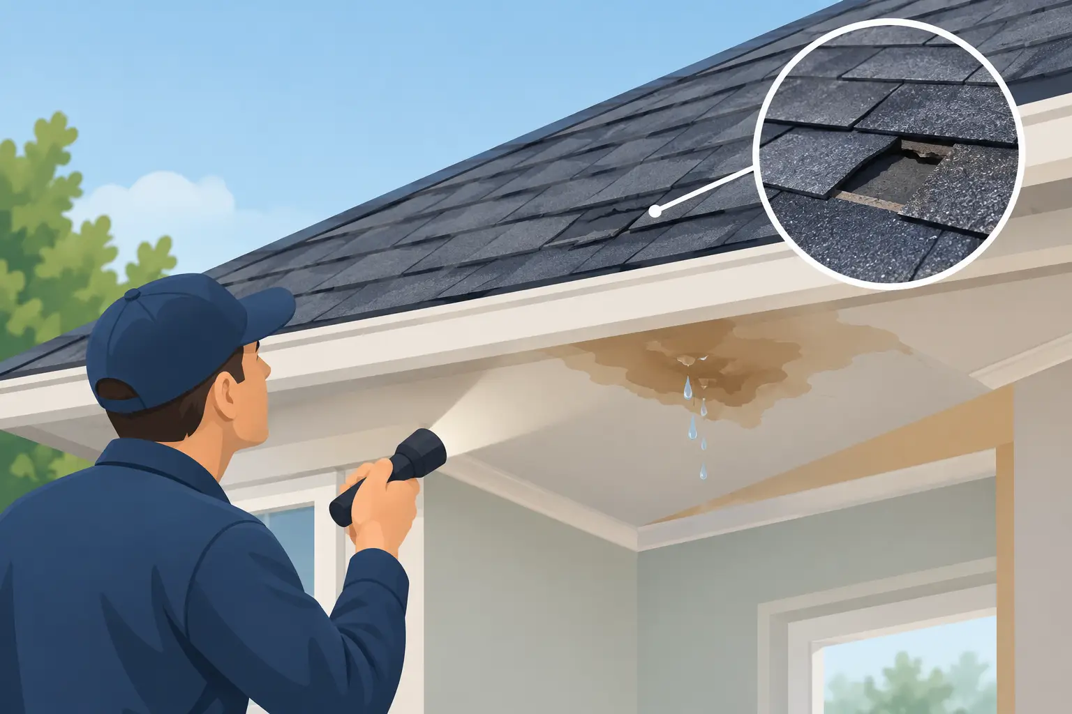 How to Find a Roof Leak Before Damage Spreads