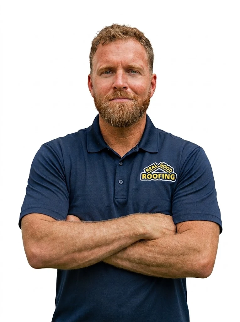 Justin Shoemaker, owner of Real Good Roofing