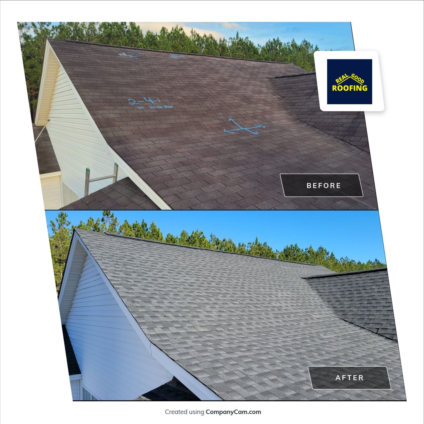 Roof work in Register by Real Good Roofing