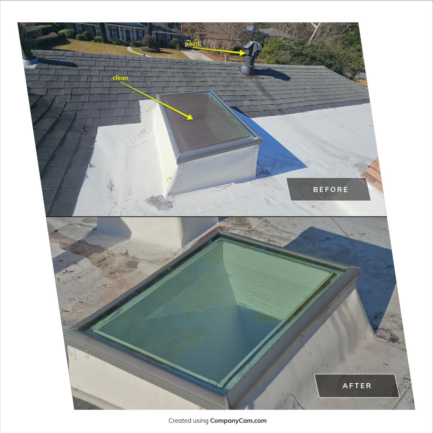 Roof before and after - Real Good Roofing, serving Springfield